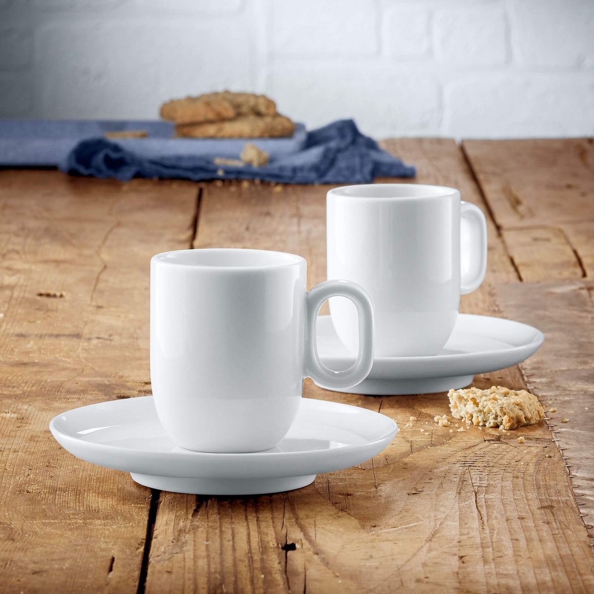فنجان و نعلبکی دبلیو ام اف مدل WMF Barista Espresso بسته 2 عددی